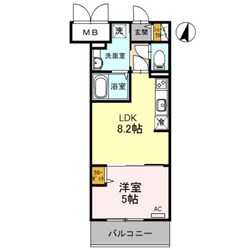 塚本駅 徒歩6分 8階の物件間取画像